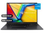 LAPTOP ASUS VIVOBOOK 16 X1605VA-MB13500 I5-13420H/ 16GB/ SSD512GB/ 16/ FREE