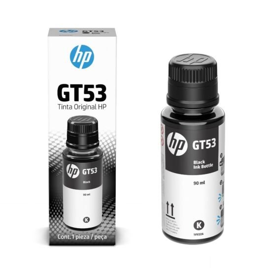 Botella de Tinta HP GT53 Negra Original