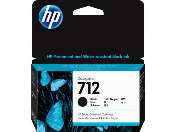 Cartucho de Tinta HP DesignJet 712 Negro de 38 ml
