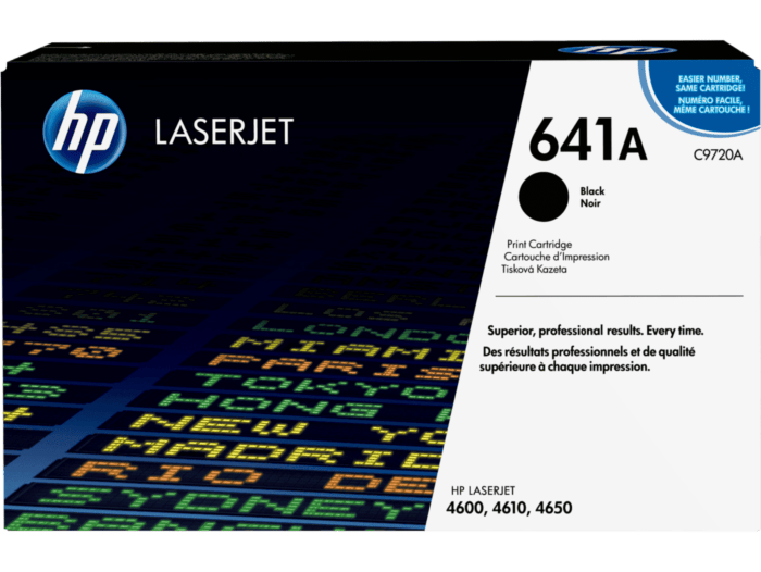 Cartucho de Tóner HP 641A Negro LaserJet Original