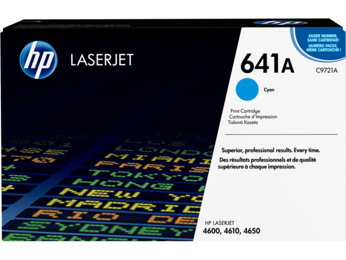 Cartucho de Tóner HP 641A Cian LaserJet Original