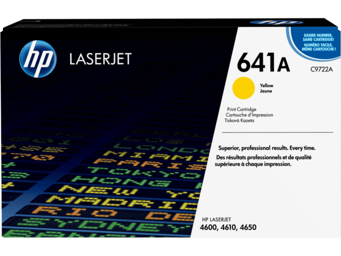 Cartucho de Tóner HP 641A Amarillo LaserJet Original