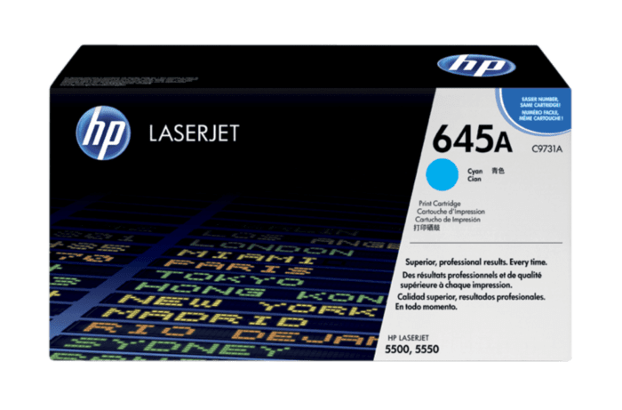 Cartucho de Tóner HP 645A Cian LaserJet Original