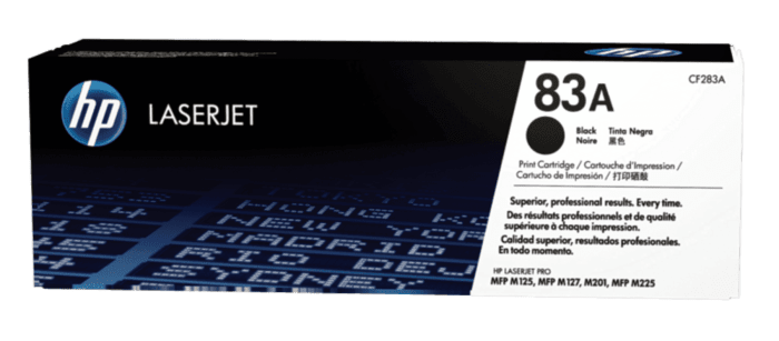 Cartucho de Tóner HP 83A Negro LaserJet Original