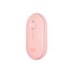 Mouse Logitech Pebble M350 Silent Wireless Bluetooth Rose - Imagen 2