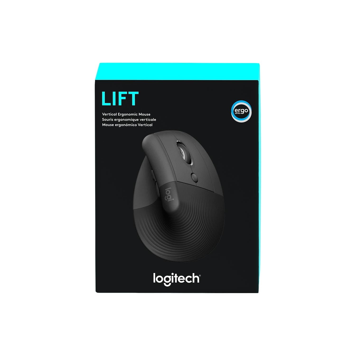 Mouse Logitech Lift Vertical Wireless Ergonomic Bt Black