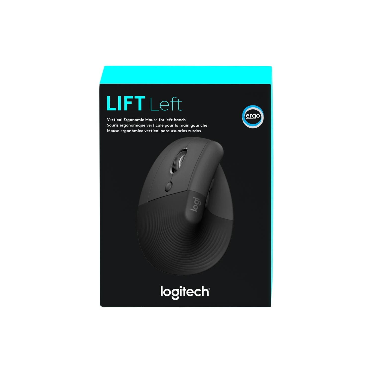 Mouse Logitech Lift Vertical Zurdo Wireless Bt Black