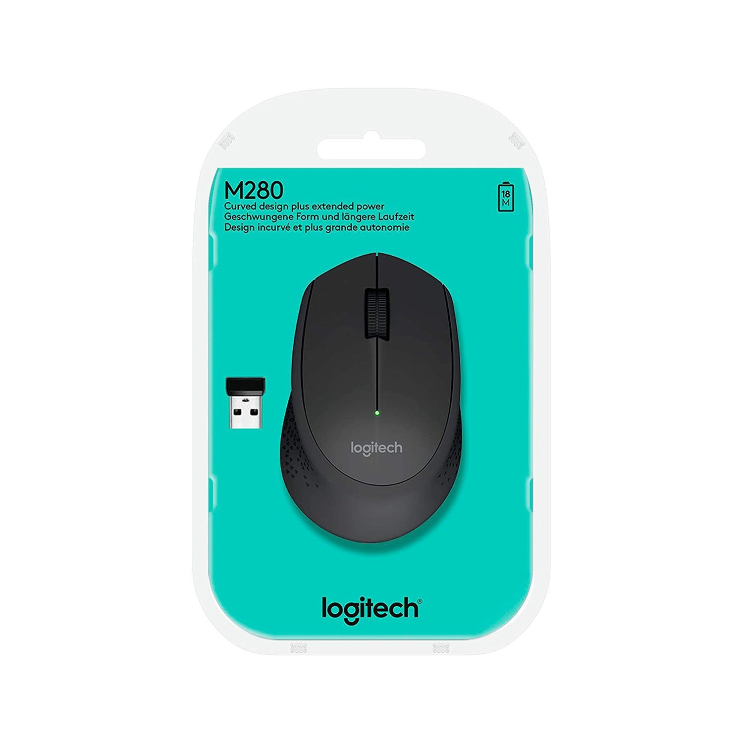 Mouse Logitech M280 Wireless Black