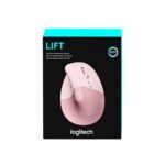 Mouse Logitech Lift Vertical Wireless/Bt Rose Mouse Logitech Lift Vertical Wireless/Bt Rose