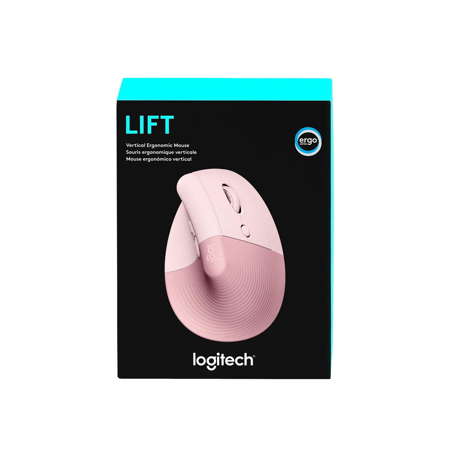 Mouse Logitech Lift Vertical Wireless/Bt Rose