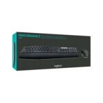 Teclado Logitech + Mouse Performance Mk850 Wireless Usb Black