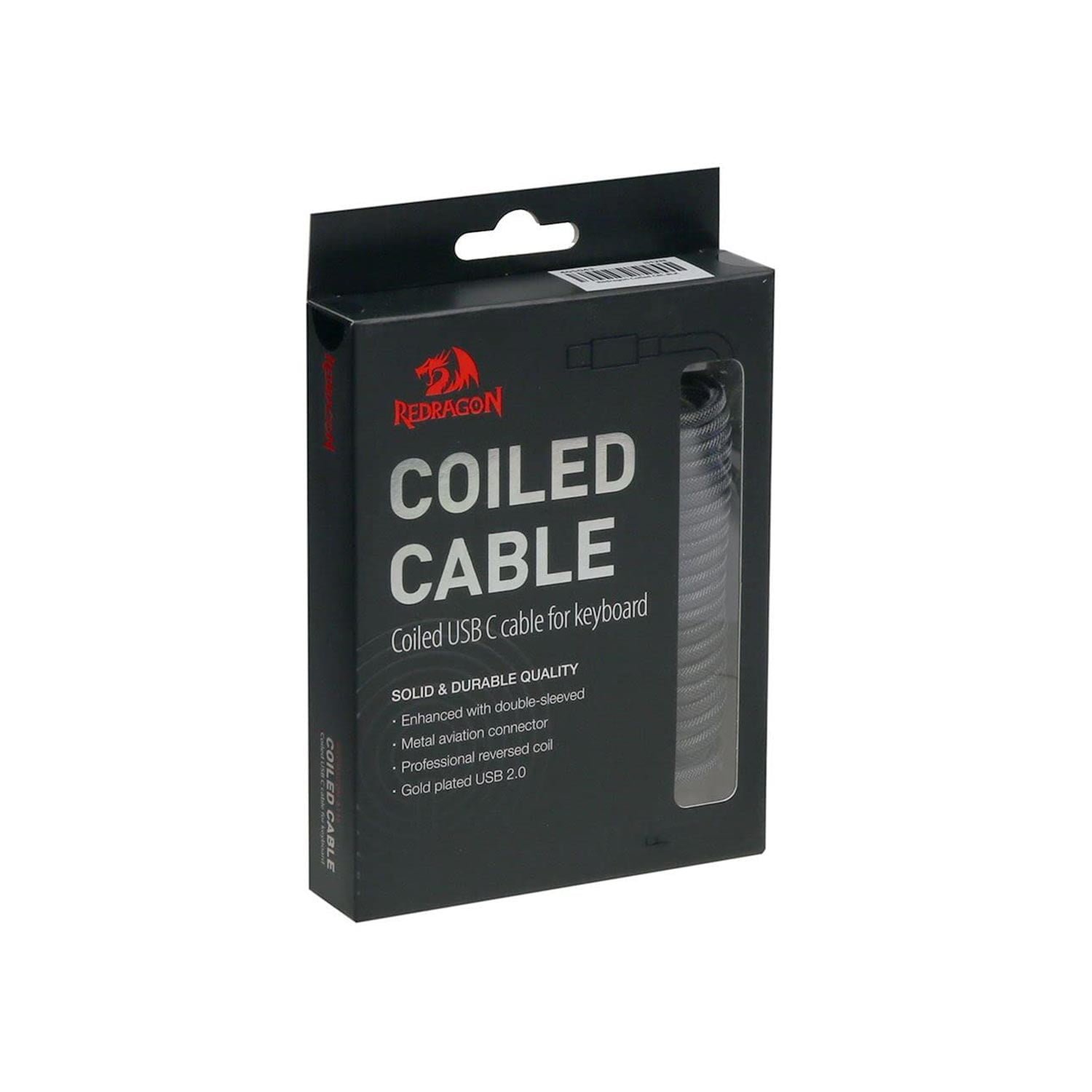 Cable Para Teclado Redragon Coiled A115B Black