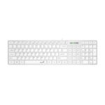 Teclado Genius Smarts Slimstar 126 Usb Multimedia Sp White