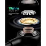Audifonos Alambricos Ugreen USB-C In-Ear Con Microfono Negro EP103-30638 - Imagen 2