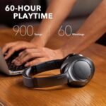 Audifonos Soundcore Anker Life Q20 Inalambricos BT Negro - Imagen 2