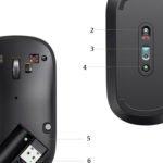 Mouse Inalambrico Ugreen Silent 2.4GHz 4000 dpi 90372 Negro - Imagen 2