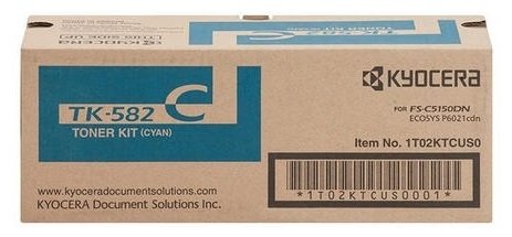 Kyocera TK-582C / Toner Cian 2.8k