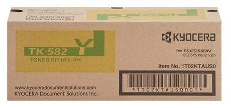 Kyocera TK-582Y / Toner Amarillo 2.8k