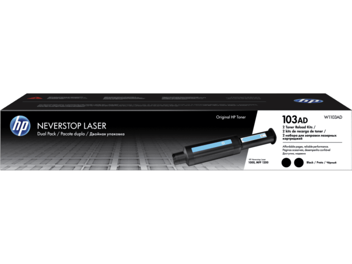 Pack de 2 Kit de Recarga de Tóner HP 103AD Negro Original Laser