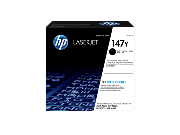 Cartucho HP de tóner original LaserJet 147Y de extra alto rendimiento, negro