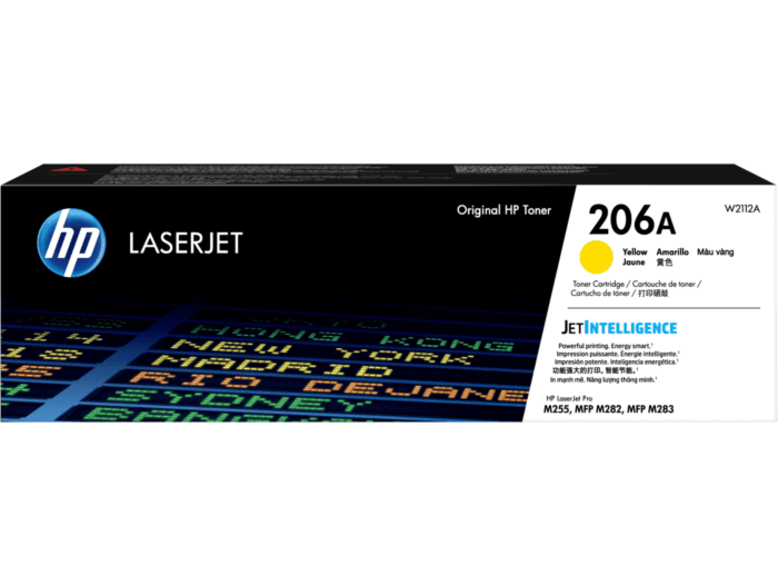 Cartucho de tóner original HP LaserJet 206A amarillo