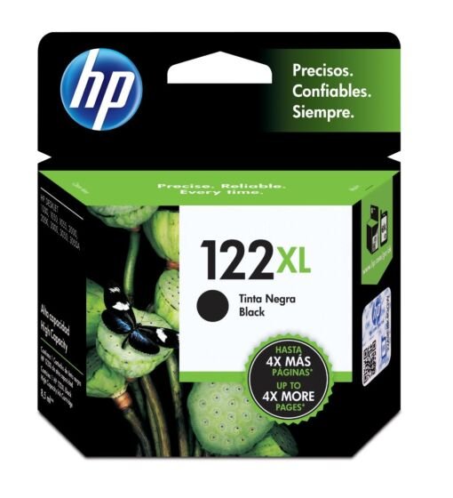 Cartucho de Tinta HP 122XL Negra Original