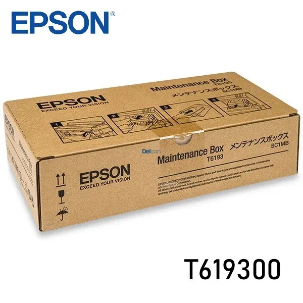 Caja De Mantenimiento Epson T619300 / SC1MB [T6193] SureColor F6000 /  F6070 / F6200 / T5200 / T5270 / P20000 Maintenance Box